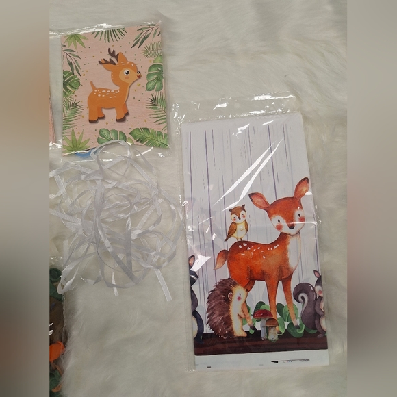 Oh Baby - Forest Animal baby shower decorations- Large bundle- New in pack - Picture 5 of 8